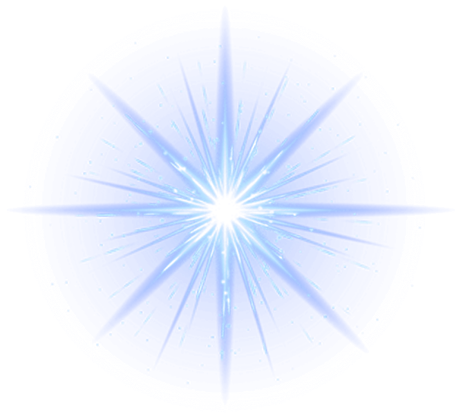 輝く星イラスト